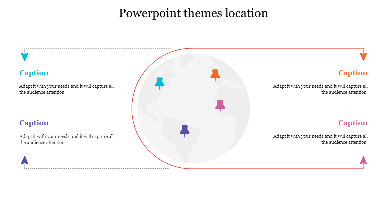 Use PowerPoint Themes Location Presentation Templates
